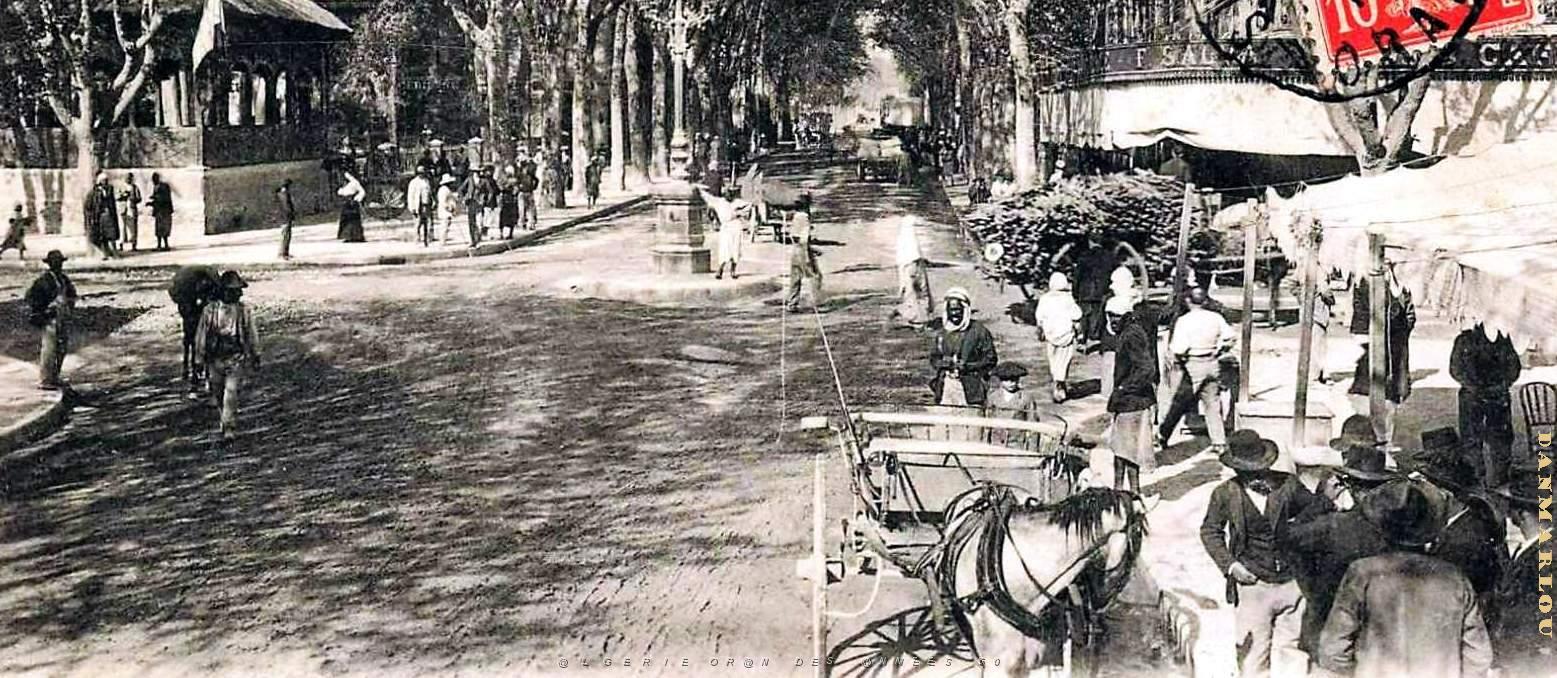 2623- Sidi-Bel-Abbes - Rue de Tlemcen et Cercle des Officiers2 -1911.jpg